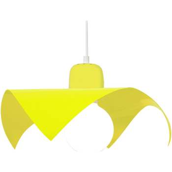 Casa Lampadari / sospensioni e plafoniere Tosel Lampada a sospensione rettangolare metallo giallo Giallo