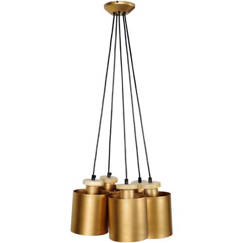 Casa Lampadari / sospensioni e plafoniere Tosel Lampada da Soffitto tondo metallo oro Oro