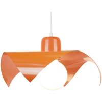 Casa Lampadari / sospensioni e plafoniere Tosel Lampada a sospensione rettangolare metallo arancia Arancio