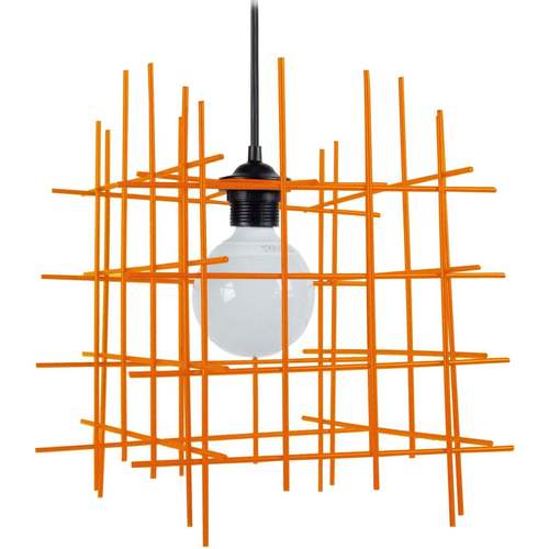 Casa Lampadari / sospensioni e plafoniere Tosel Lampada a sospensione cuadrado metallo arancia Arancio