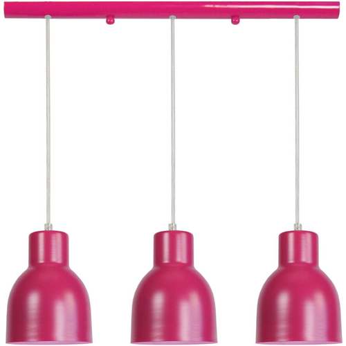 Casa Lampadari / sospensioni e plafoniere Tosel Lampada da Soffitto tondo metallo rosa Rosa