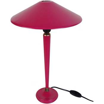 Casa Lampade d’ufficio Tosel lampada da comodino tondo metallo rosa Rosa
