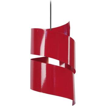 Casa Lampadari / sospensioni e plafoniere Tosel Lampada a sospensione tondo metallo rosso Rosso