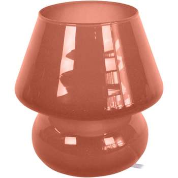 Casa Lampade d’ufficio Tosel lampada da comodino tondo vetro terracotta Altri