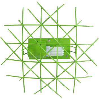Casa Lampadari / sospensioni e plafoniere Tosel Plafoniera rettangolare metallo verde Verde
