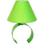 lampada da comodino tondo metallo verde