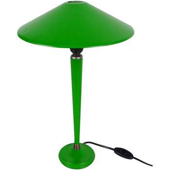 Casa Lampade d’ufficio Tosel lampada da comodino tondo metallo verde Verde