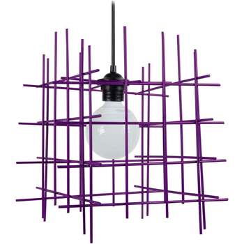 Casa Lampadari / sospensioni e plafoniere Tosel Lampada a sospensione cuadrado metallo viola Viola