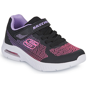Scarpe Bambina Sneakers basse Skechers MICROSPEC MAX PLUS Black / Pink