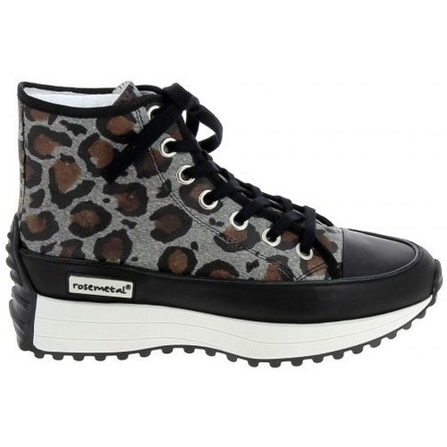 Scarpe Donna Sneakers Rosemetal Frebuans Leopard Multicolore