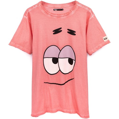 Abbigliamento T-shirts a maniche lunghe Spongebob Squarepants NS6879 Rosso