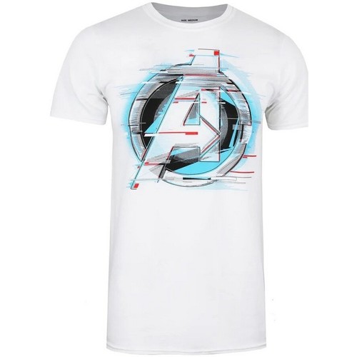 Abbigliamento Uomo T-shirts a maniche lunghe Avengers Endgame Quantum Bianco