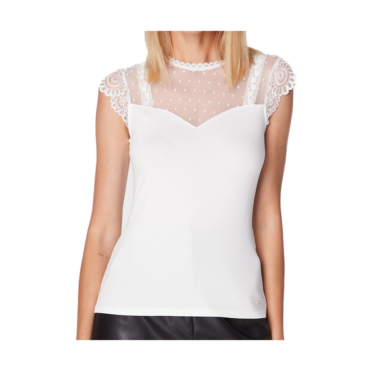 Abbigliamento Donna T-shirt & Polo Morgan 222-DALALI Bianco