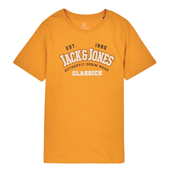 Abbigliamento Bambino T-shirt maniche corte Jack & Jones JJELOGO TEE SS NECK 2 COL JNR Giallo