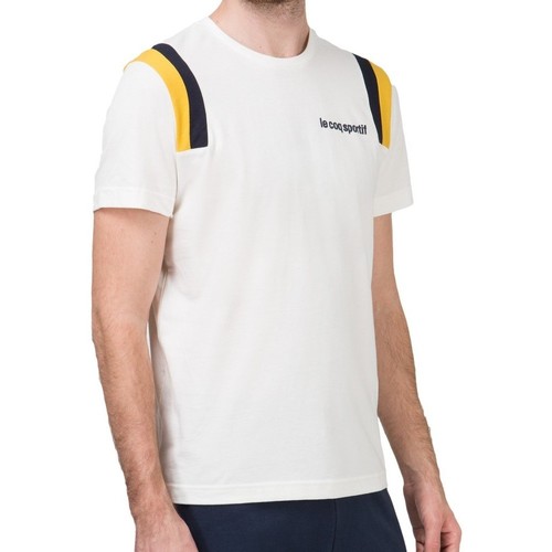 Abbigliamento Uomo T-shirt maniche corte Le Coq Sportif TRI TEE SS N5 Bianco