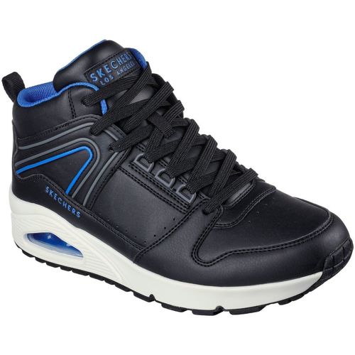 Scarpe Uomo Sneakers alte Skechers 232547 Uomo Nero-BKBL-Black/Blue