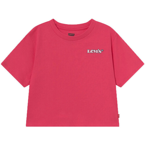 Abbigliamento Bambina T-shirt & Polo Levi's 4ED730-P2O Rosa