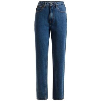 Abbigliamento Donna Jeans Guess MOM JEAN W2YA21 D4NH5-AUMD Blu