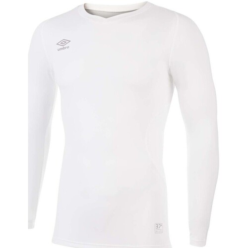 Abbigliamento Donna T-shirts a maniche lunghe Umbro Elite Bianco