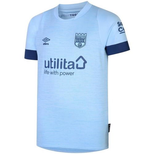 Abbigliamento Unisex bambino T-shirt maniche corte Umbro 22/24 Second Kit Blu