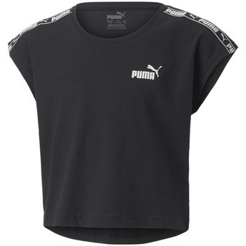 Abbigliamento Bambina T-shirt & Polo Puma 848381-01 Nero