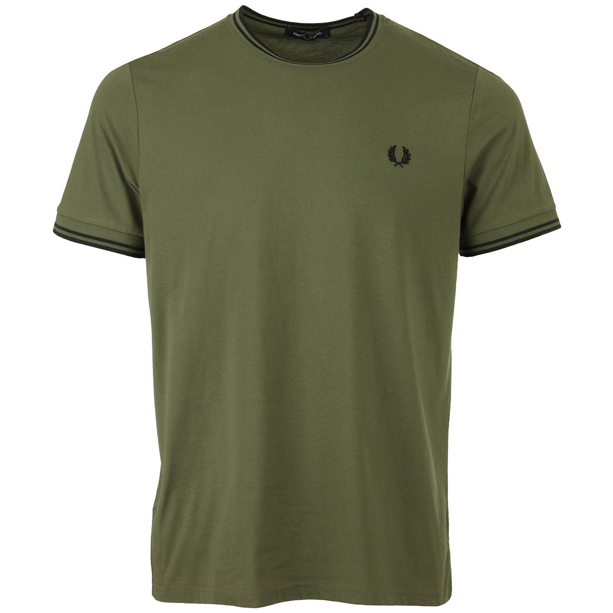 Abbigliamento Uomo T-shirt maniche corte Fred Perry Twin Tipped Verde