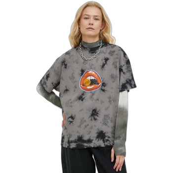 Abbigliamento Donna T-shirt maniche corte Wrangler T-shirt femme  Girlfriend Nero