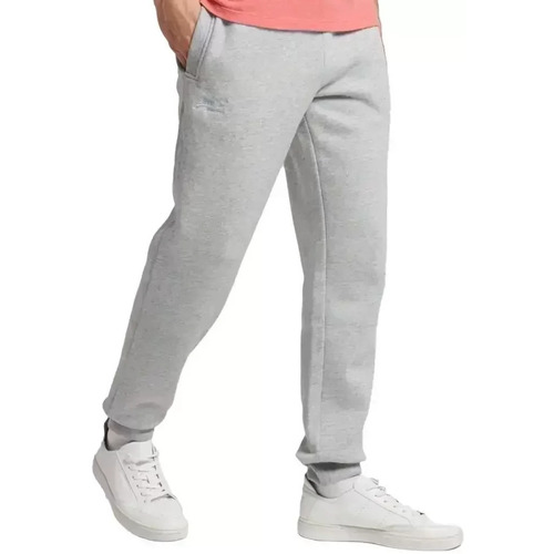 Abbigliamento Uomo Pantaloni da tuta Superdry Logo vintage brodé Grigio