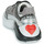 Scarpe Donna Sneakers basse Love Moschino SUPERHEART Nero / Bianco / Argento