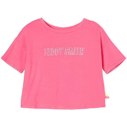 Abbigliamento Bambina T-shirt & Polo Teddy Smith 51006379D Rosa