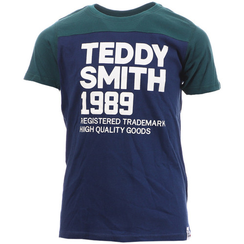Abbigliamento Bambino T-shirt & Polo Teddy Smith 61006237D Blu