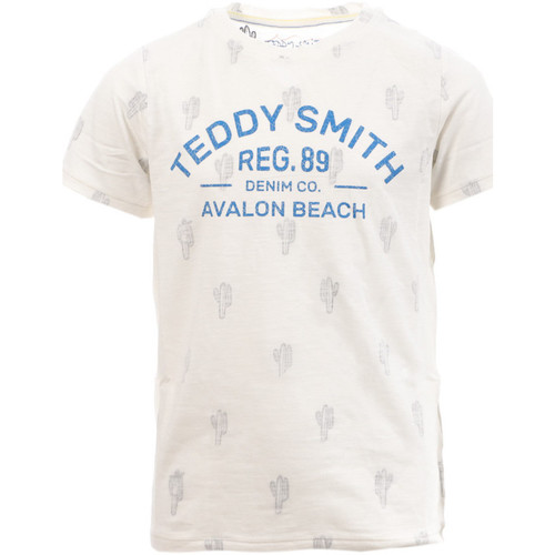 Abbigliamento Bambino T-shirt & Polo Teddy Smith 61006283D Bianco