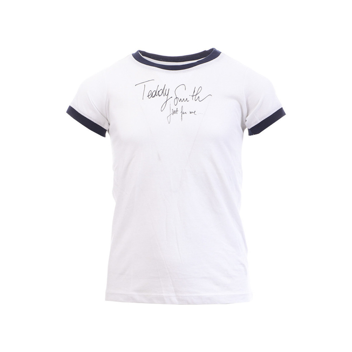 Abbigliamento Bambina T-shirt & Polo Teddy Smith 51005853D Bianco