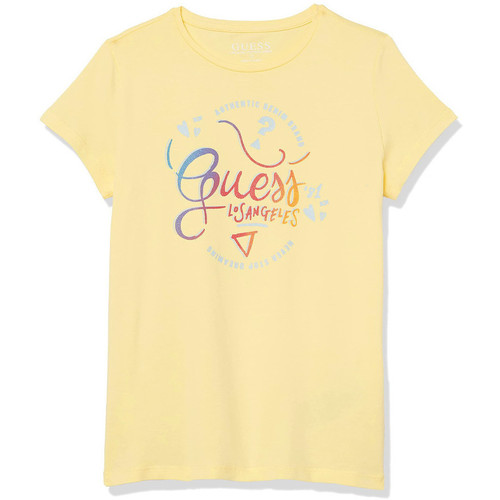 Abbigliamento Bambina T-shirt & Polo Guess G-J2GI00K6YW1 Giallo