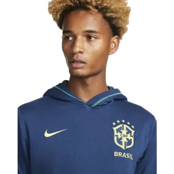 Nike Felpa Uomo Calcio Brazil Travel Blu