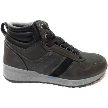 Scarpe Uomo Sneakers alte Australian AM532 Uomo Nero-02-Black