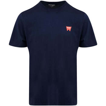 Abbigliamento Uomo T-shirt & Polo Wrangler T-shirt  Uomo W70MD Blue Navy