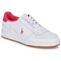 Scarpe Donna Sneakers basse Polo Ralph Lauren POLO CRT PP-SNEAKERS-LOW TOP LACE Bianco / Rosa