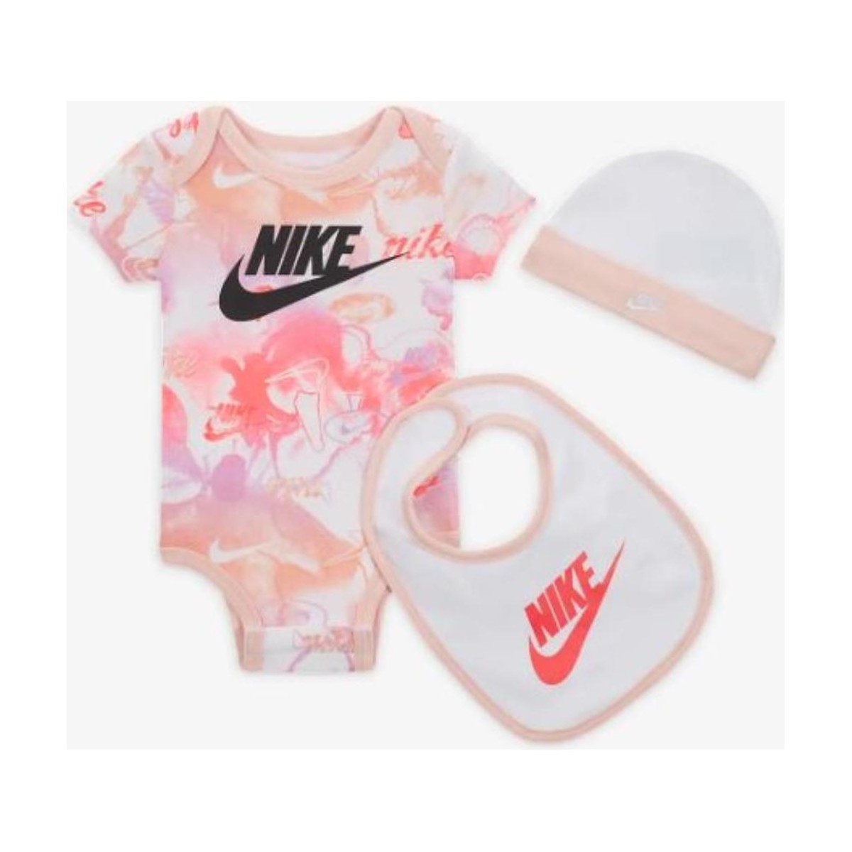 Abbigliamento Unisex bambino Completo Nike 3 PEZZI Unisex Non definito-X24-BIANCO/ROSA