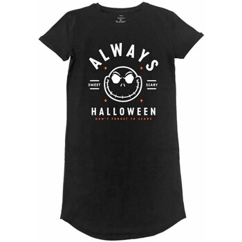 Abbigliamento Donna T-shirts a maniche lunghe Nightmare Before Christmas Always Halloween Nero