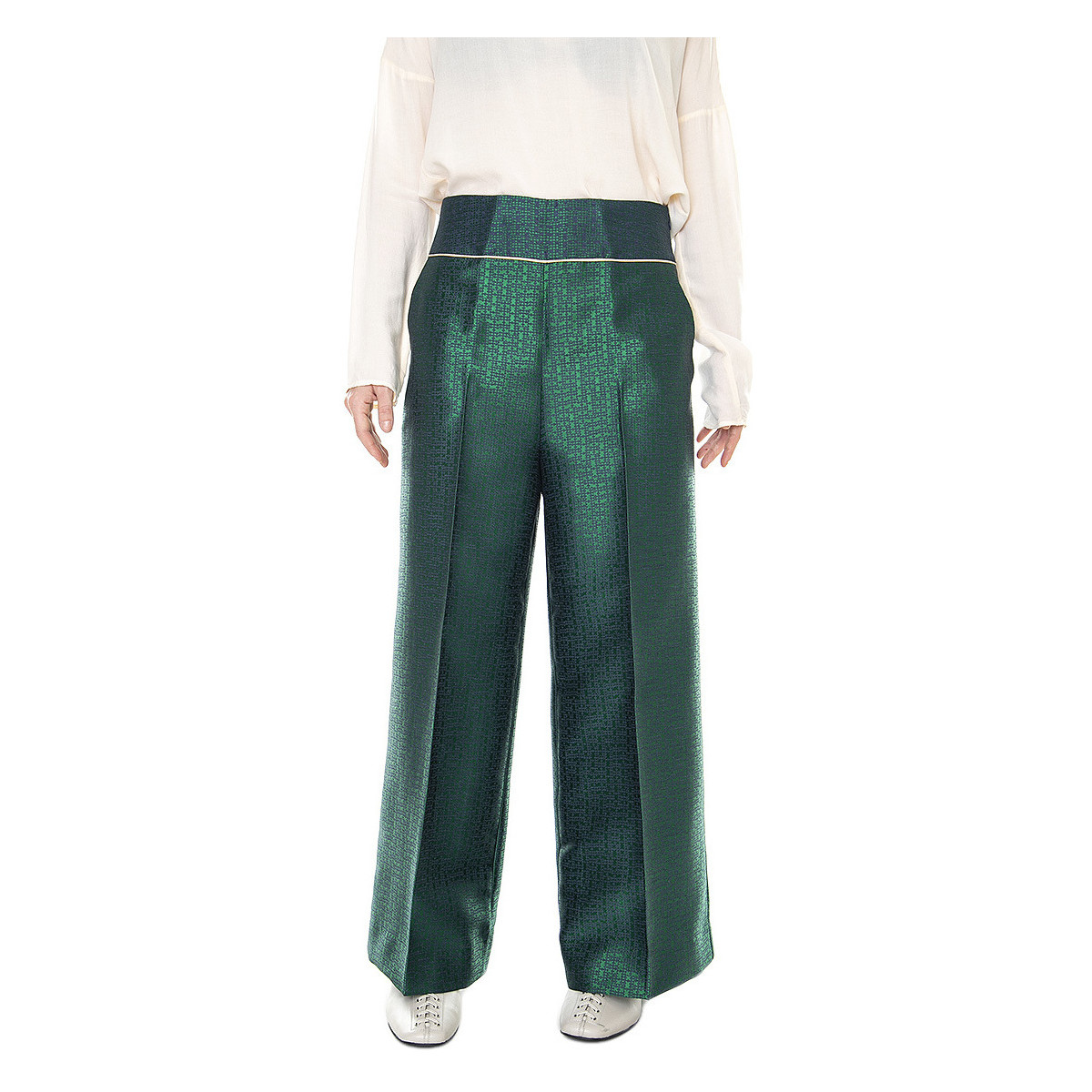 Abbigliamento Donna Pantaloni Alessia Santi Classic 021SD25028 Verde