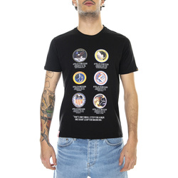 Abbigliamento Uomo T-shirt & Polo Alpha Apollo Mission Nero