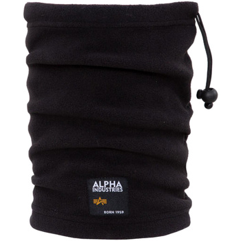 Accessori Sciarpe Alpha Label Fleece Tube Black Nero