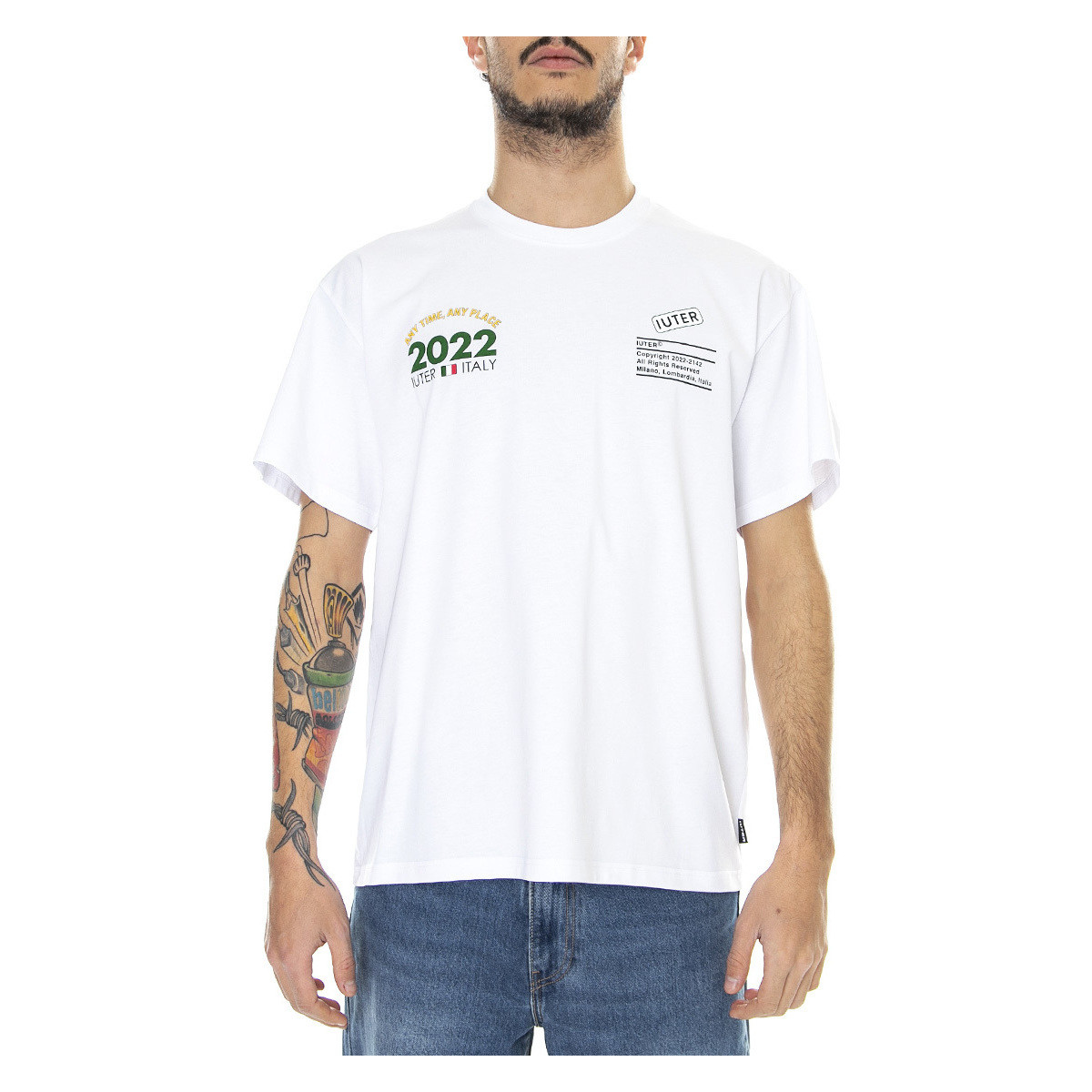 Abbigliamento Uomo T-shirt & Polo Iuter Challenges Bianco