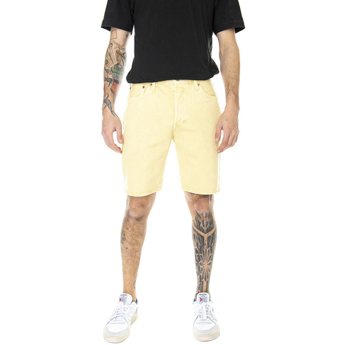 Abbigliamento Uomo Shorts / Bermuda Levi's 501 Hemmed Solar Giallo