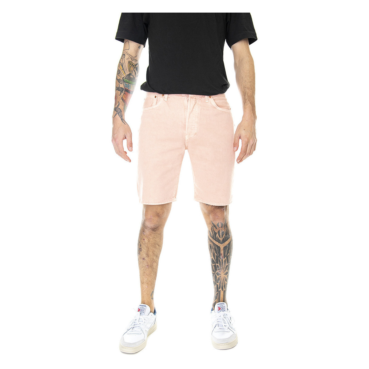Abbigliamento Uomo Shorts / Bermuda Levi's 501 Hemmed Pink Rosa