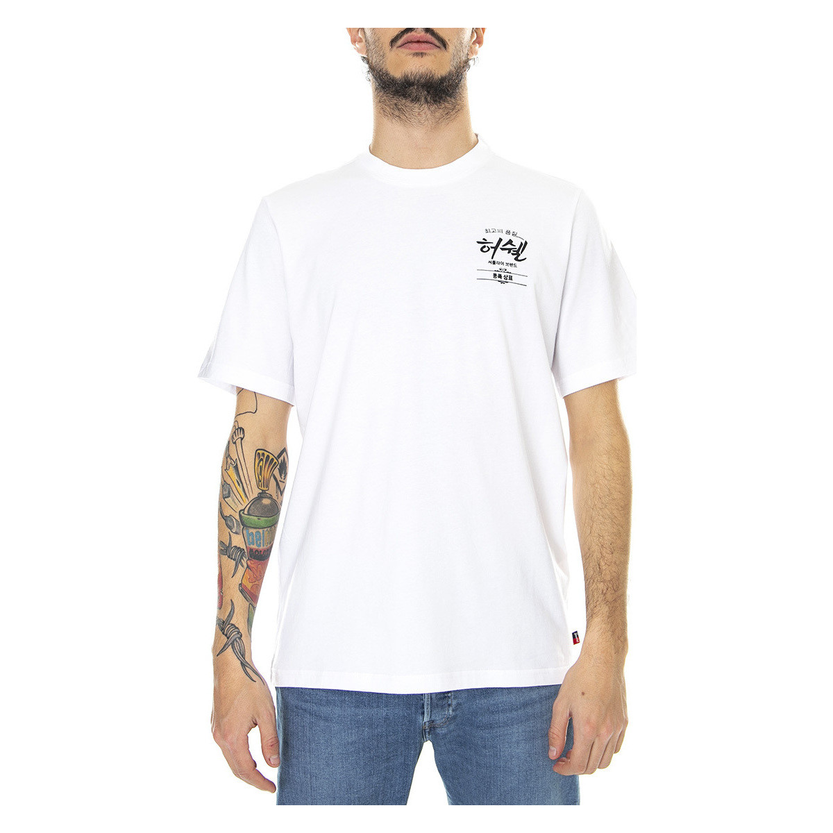 Abbigliamento Uomo T-shirt & Polo Herschel Korean Classic ogo Bianco