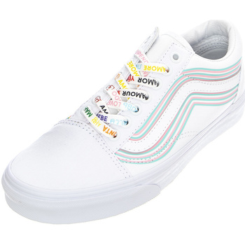 Scarpe Uomo Sneakers Vans UA Old Skool (Pride) White / True White Bianco