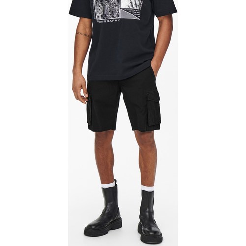 Abbigliamento Uomo Shorts / Bermuda Only&sons 22019487 Nero