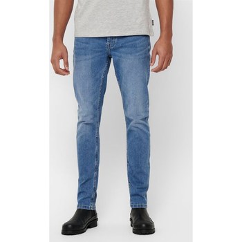 Abbigliamento Uomo Jeans slim Only&sons 22015146-34 Blu